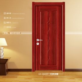 全木PU浮雕系列三LD-Q6069-红拼浮雕