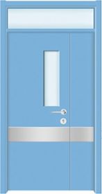 工程门插玻工艺系列LD-GC2-浅蓝