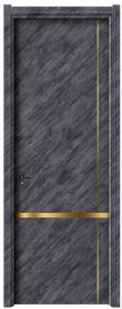 2020全新零度木门一011墨岩+铜艺