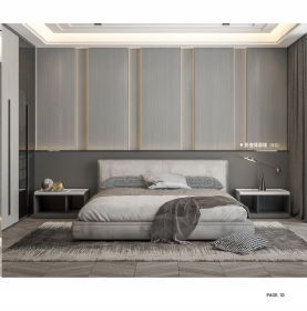 背景墙卧室背景墙-银羽